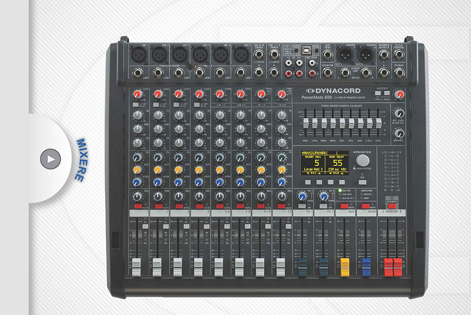 Dynacord PowerMate 600-3 پاور میکسر