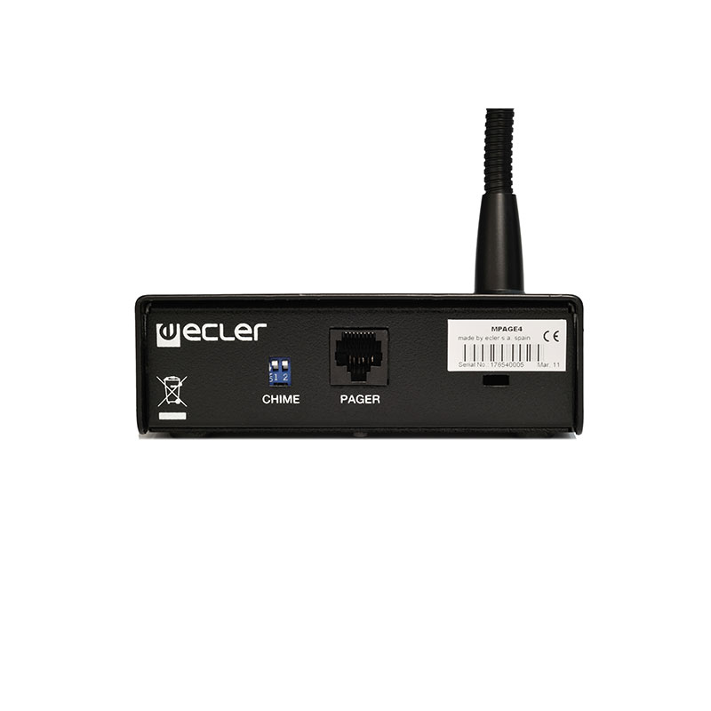 میکروفون پیجینگ اکلر Ecler MPAGE4