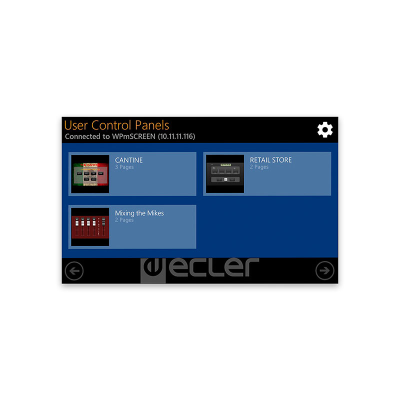 کنترلر اکلر Ecler WPmSCREEN