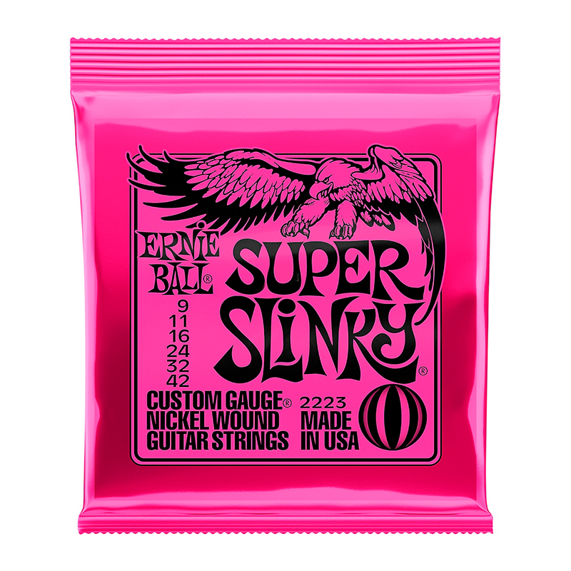 سیم گیتار الکتریک ارنی بال Ernie Ball 2223 Super Slinky 09-42