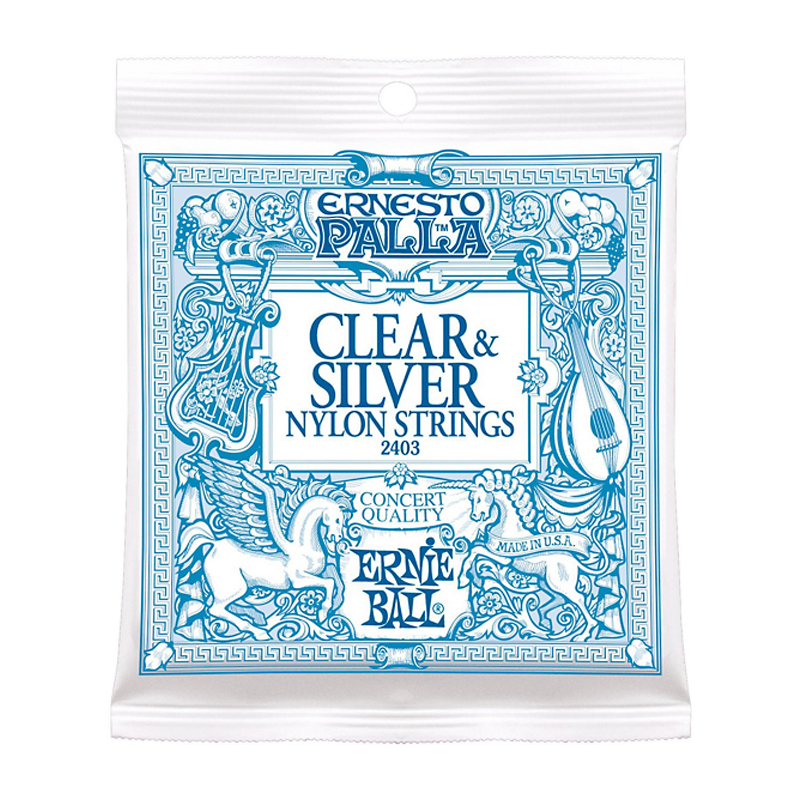 قیمت خرید فروش سیم گیتار کلاسیک ارنی بال Ernie Ball 2403 Ernesto Palla Nylon Clear and Silver Classical Acoustic Guitar Strings
