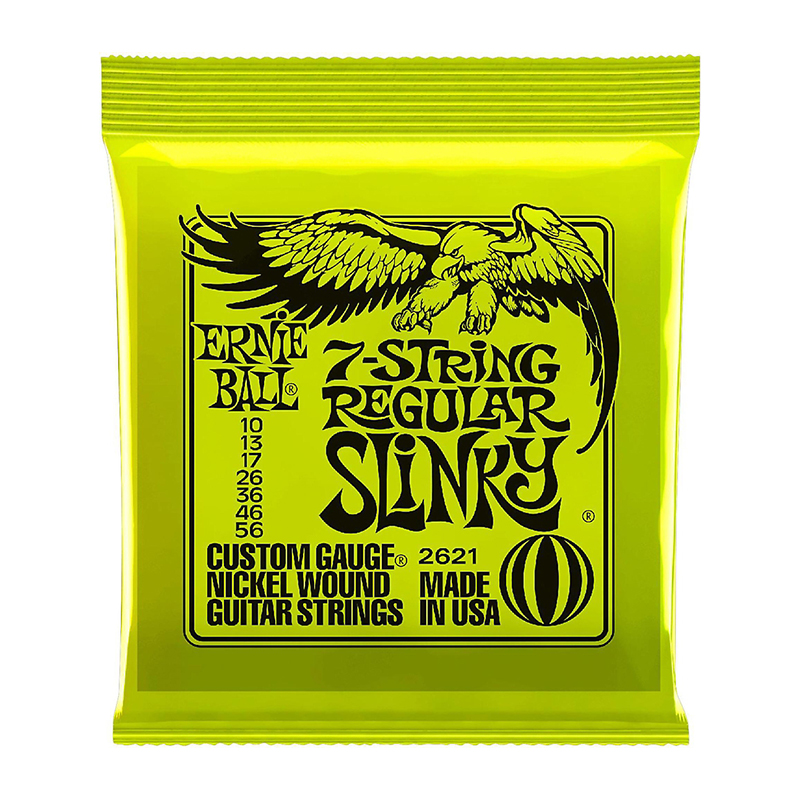 قیمت خرید فروش سیم گیتار الکتریک ارنی بال Ernie Ball 2621 Regular Slinky 7-String 10-56