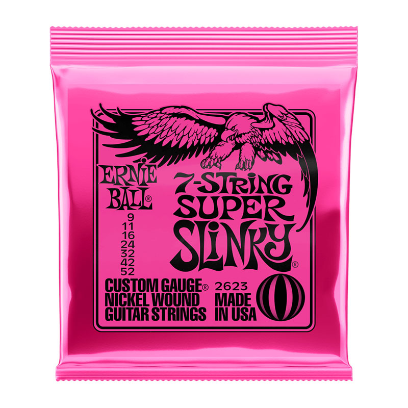قیمت خرید فروش سیم گیتار الکتریک ارنی بال Ernie Ball 2623 7String Super Slinky 9-52