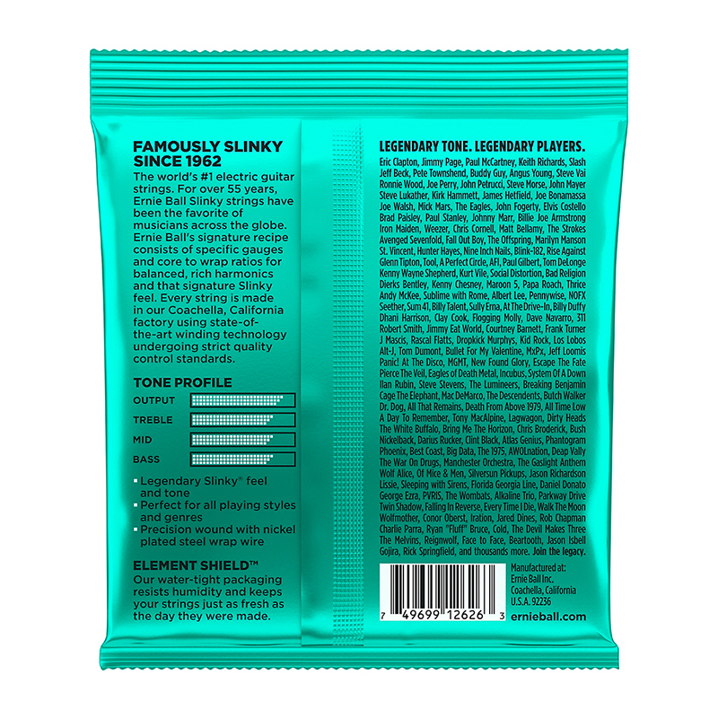 سیم گیتار الکتریک ارنی بال Ernie Ball 2626 Not Even Slinky 12-56