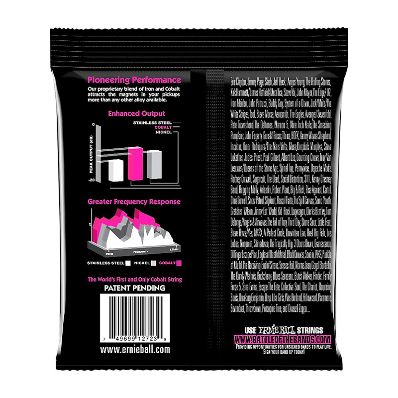 سیم گیتار الکتریک ارنی بال Ernie Ball 2723 Cobalt Super Slinky 09-42