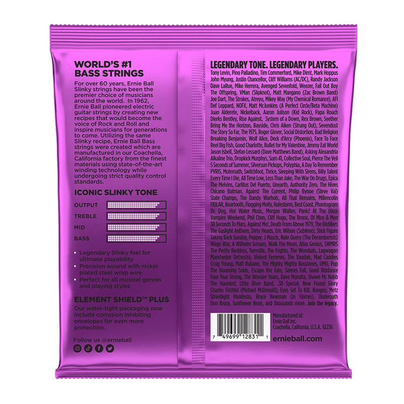 سیم گیتار بیس ارنی بال Ernie Ball 2831 Power Slinky Bass 55-110