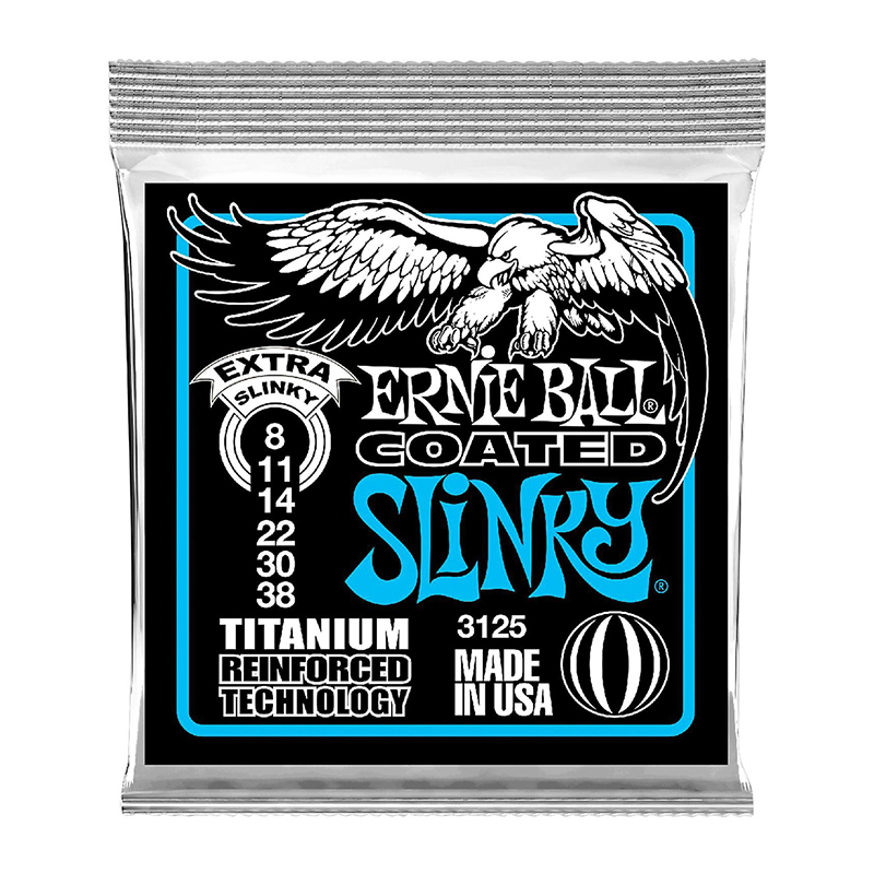 قیمت خرید فروش سیم گیتار الکتریک ارنی بال Ernie Ball 3125 Extra Slinky Coated Titanium RPS Electric Guitar Strings