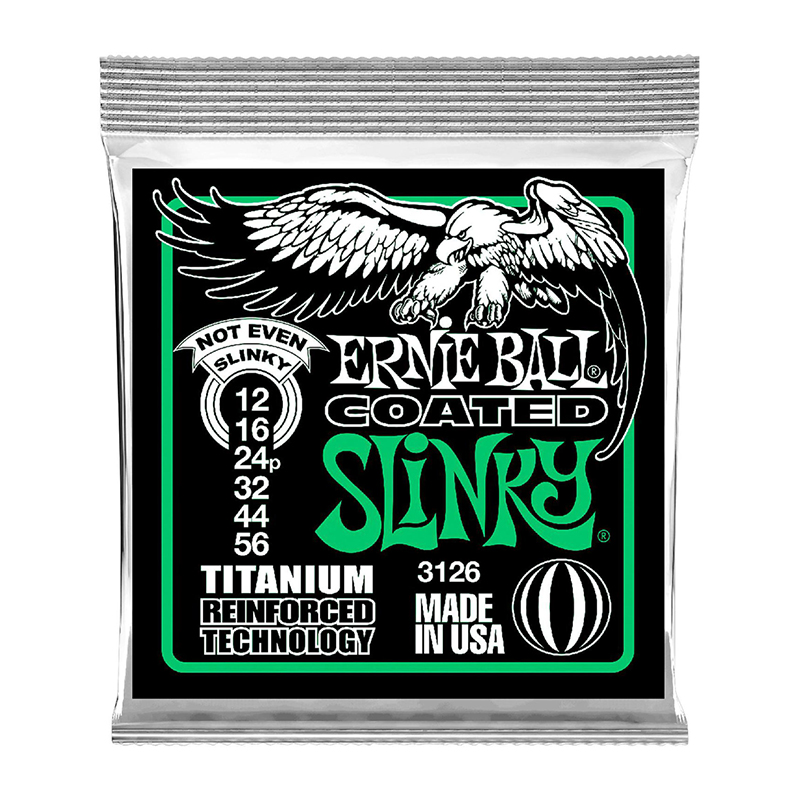قیمت خرید فروش سیم گیتار الکتریک ارنی بال Ernie Ball 3126 Not Even Slinky Coated Titanium RPS Electric Guitar Strings