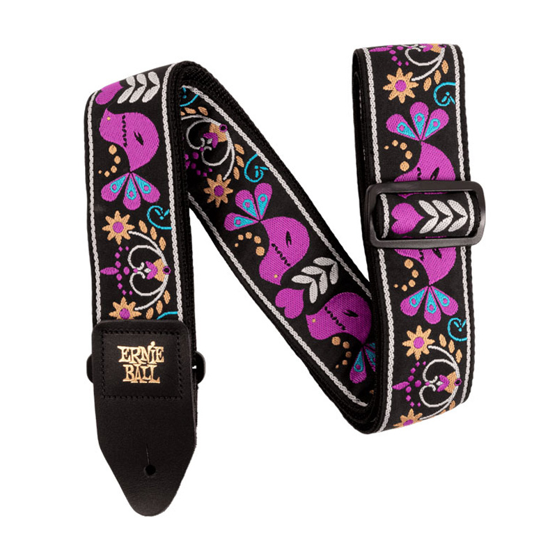 بند گیتار ارنی بال Ernie Ball 5331 Classic Jacquard Purple Bird Lupin