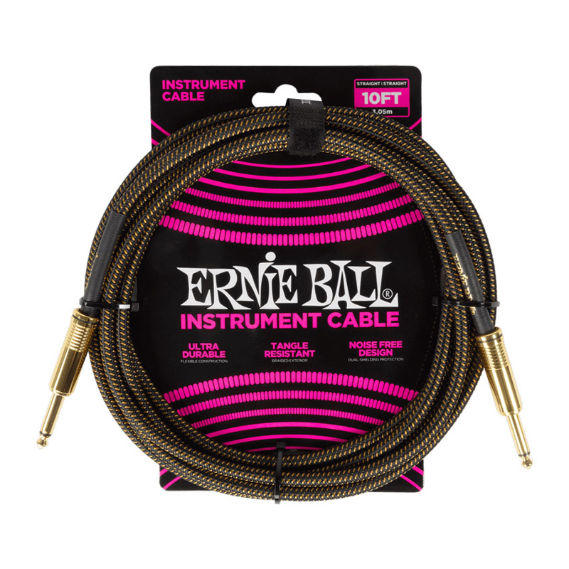 کابل رابط ارنی بال Ernie Ball 6428 Braided 3.05m Pay Dirt
