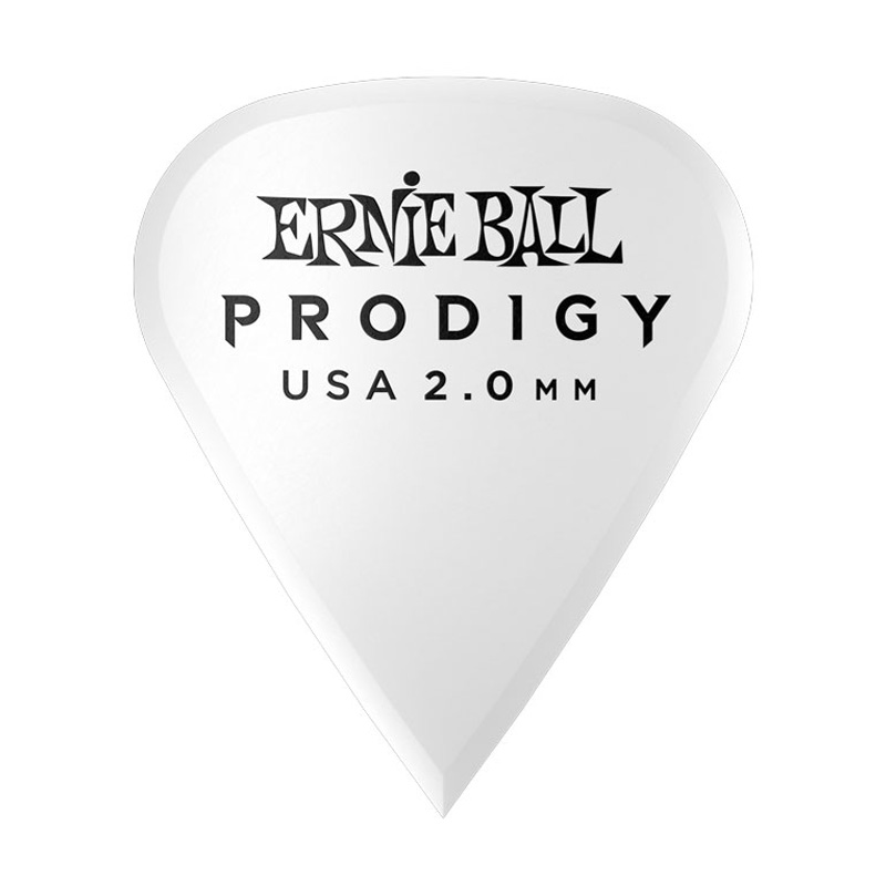 پیک گیتار ارنی بال Ernie Ball 9341 Prodigy Sharp 2.0mm White