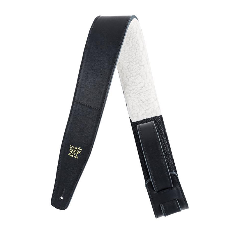 بند گیتار ارنی بال Ernie Ball P04137 Comfort Collection Italian Guitar Leather-Black