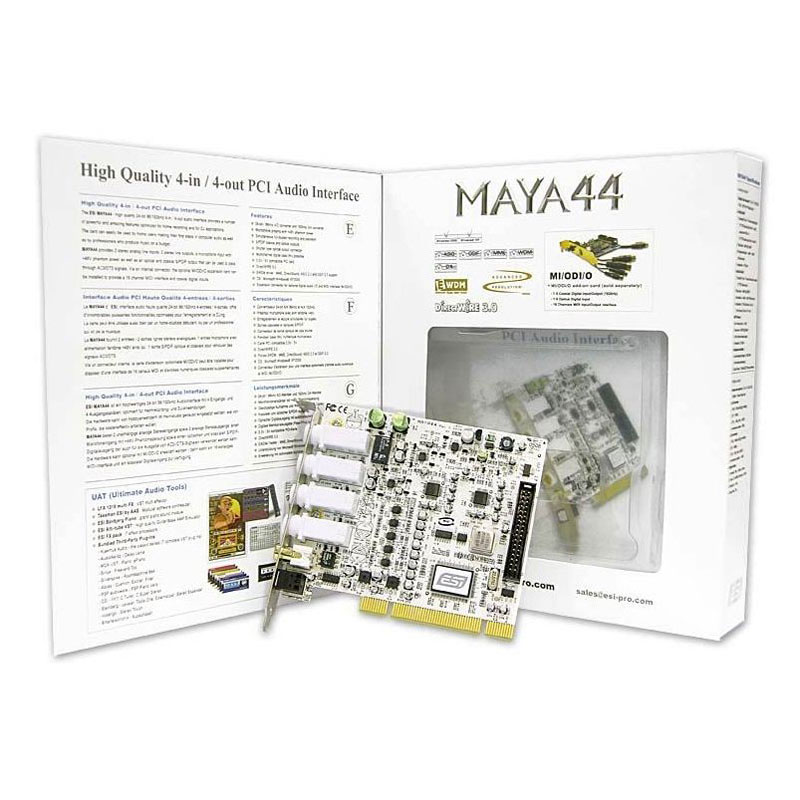 کارت صدا اینترنال ای اس آی ESI MAYA 44