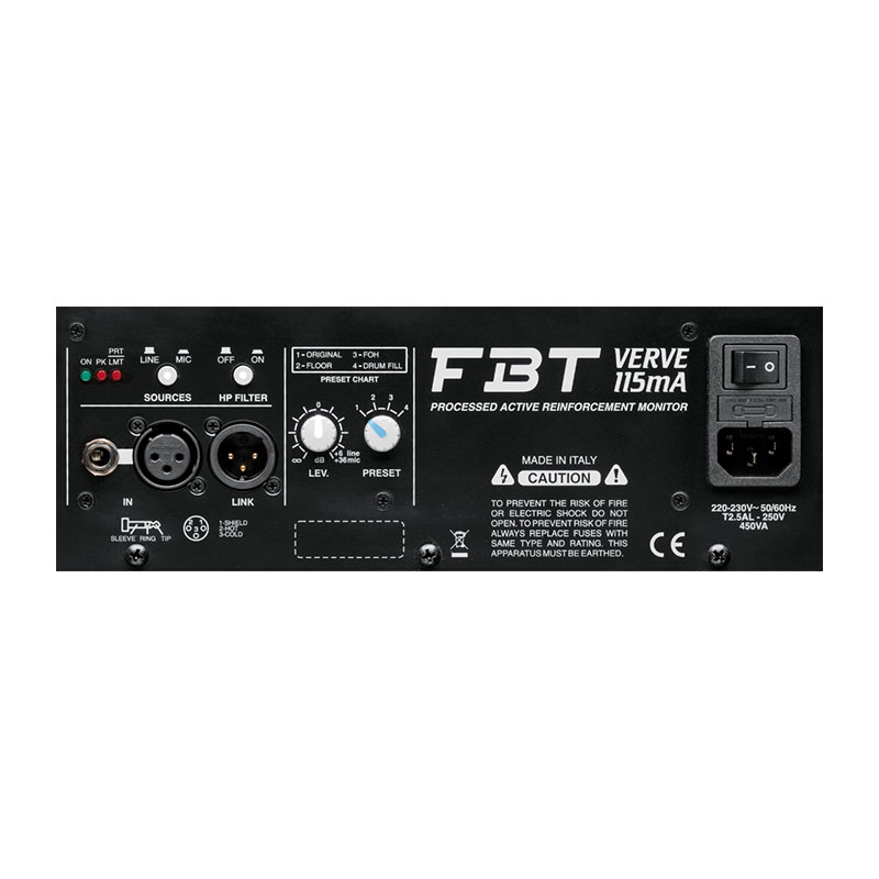 اسپیکر | باند اکتیو اف بی تی FBT VERVE 115 MA