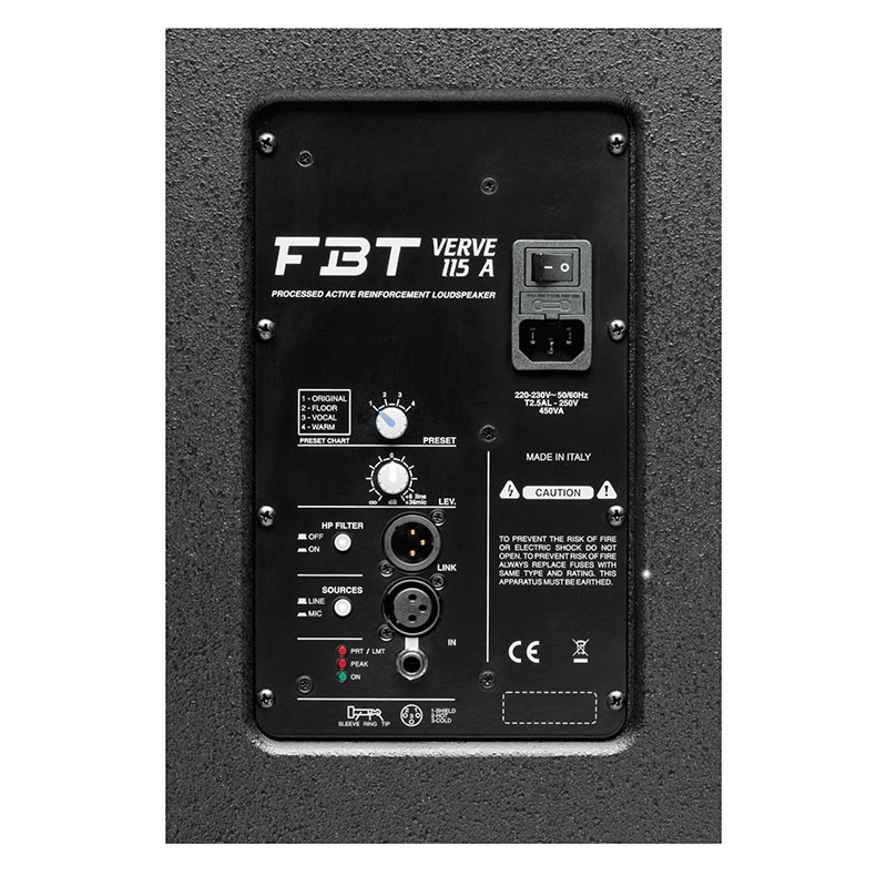 اسپیکر | باند اکتیو اف بی تی FBT VERVE 115