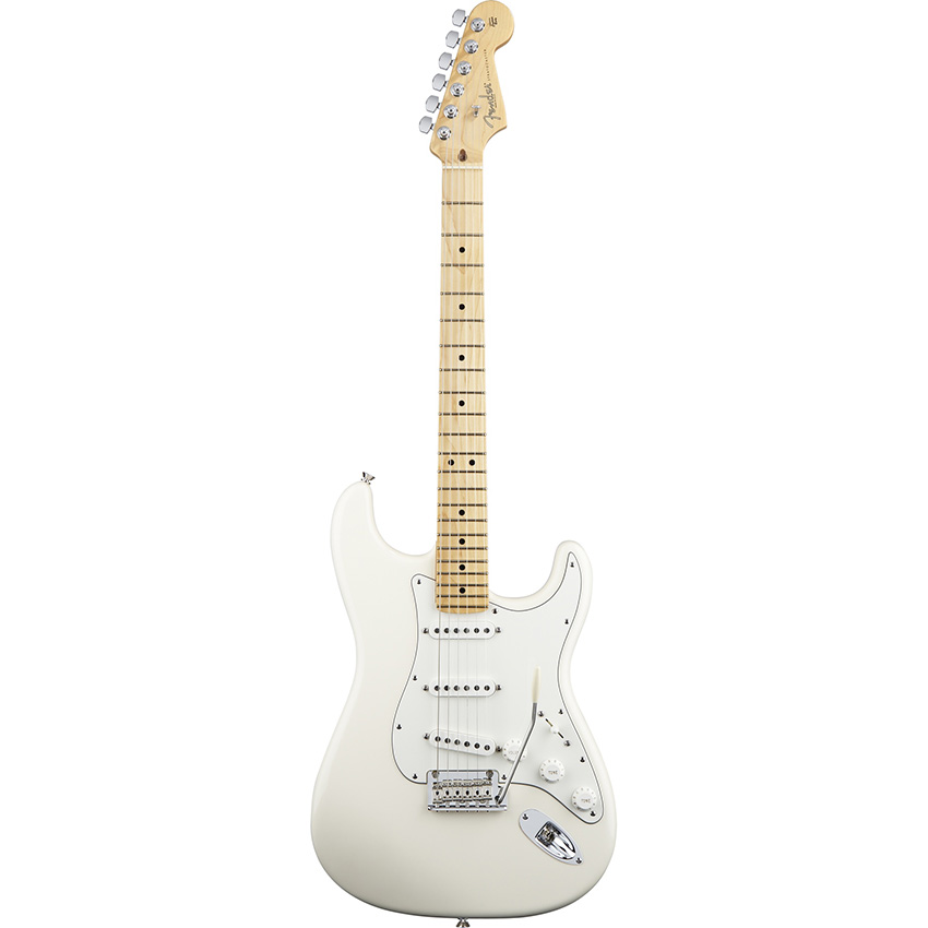 قیمت خرید فروش گیتار الکتریک فندر Fender American Standard Stratocaster Olympic White