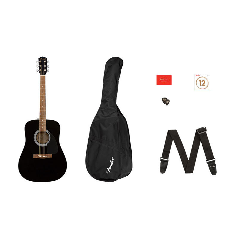 قیمت خرید فروش گیتار آکوستیک فندر Fender FA 115 Dreadnought Pack Black