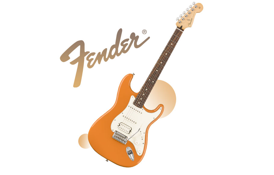 گیتار الکتریک Fender Player Series Stratocaster HSS - Capri Orange
