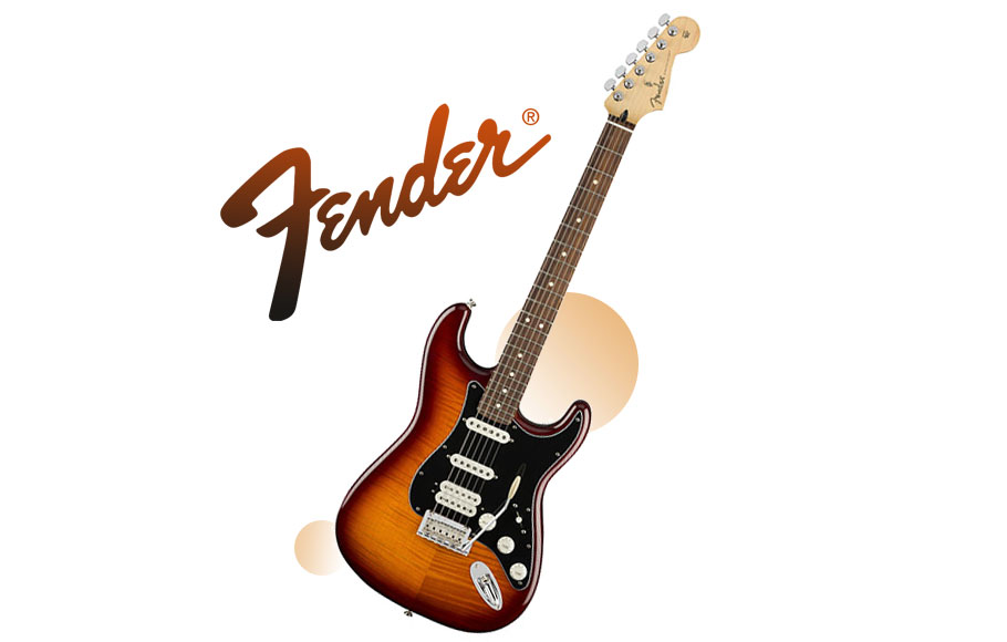 گیتار الکتریک Fender Player Series Stratocaster HSS Plus Top-Tobacco Sunburst w/ Pau Ferro Fingerboard