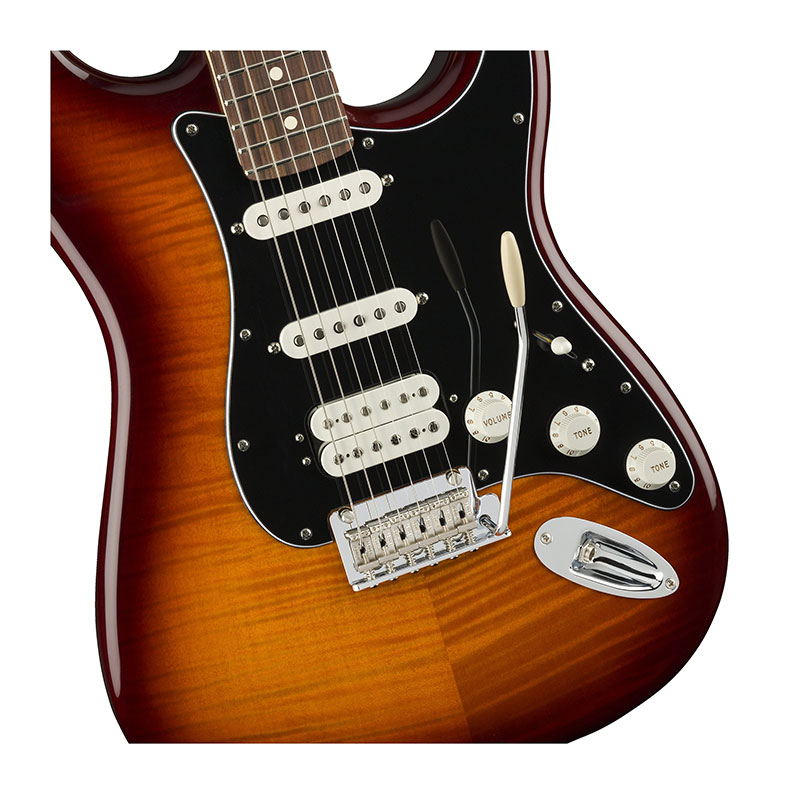 گیتار الکتریک فندر Fender Player Series Stratocaster HSS Plus Top-Tobacco Sunburst w/ Pau Ferro Fingerboard