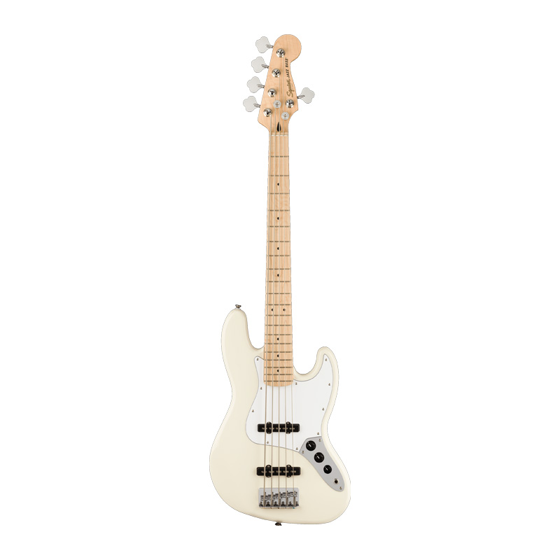 گیتار بیس فندر Squier Affinity Jazz Bass V MN WPG Olympic White