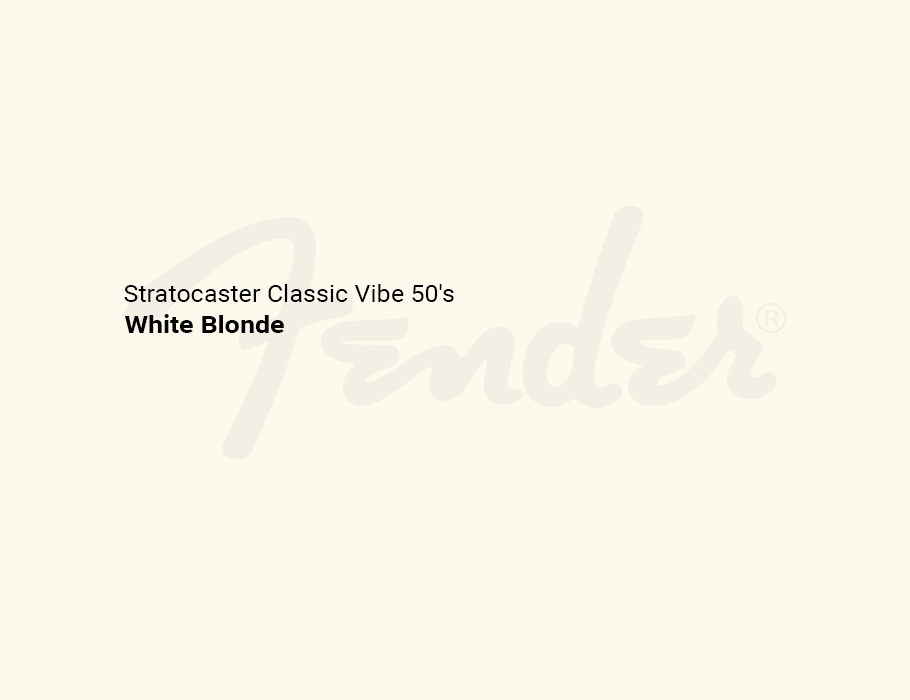 گیتار الکتریک Fender Squier Stratocaster Classic Vibe 50's White Blonde