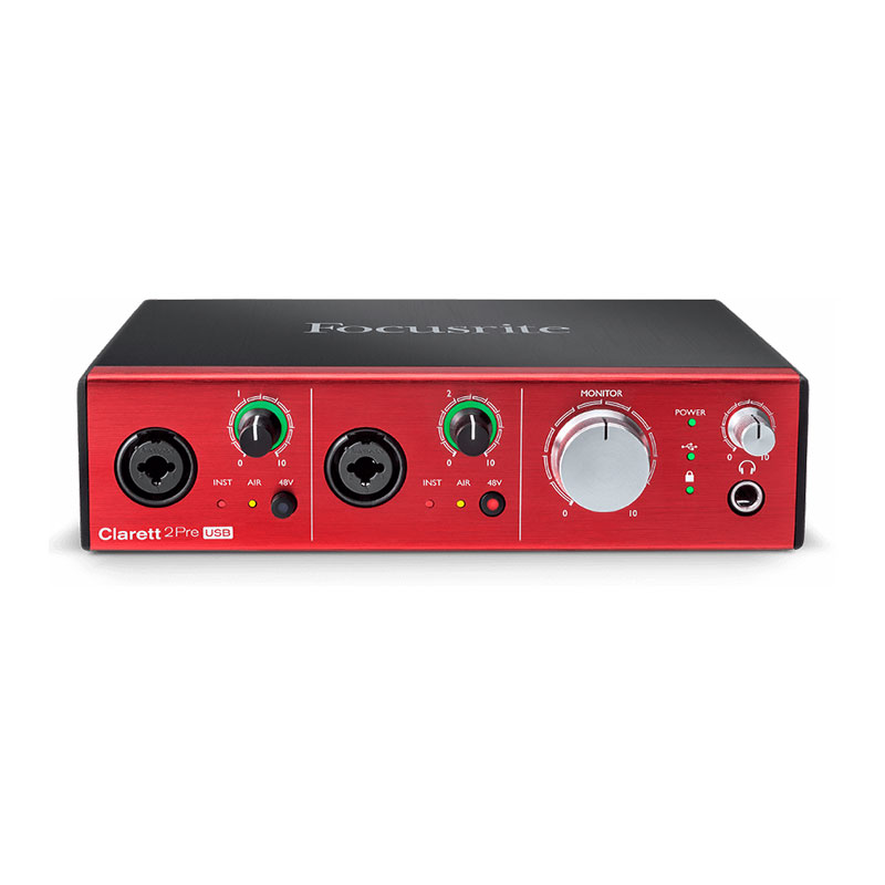 کارت صدا فوکوسرایت Focusrite Clarett 2Pre USB