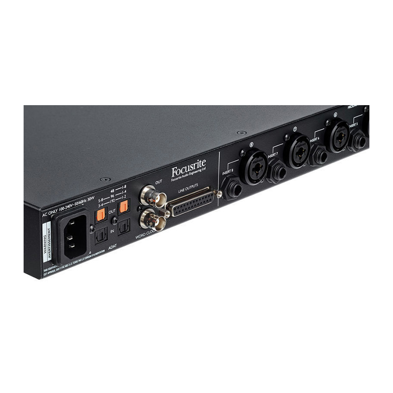 پری آمپ فوکوسرایت Focusrite Clarett OctoPre