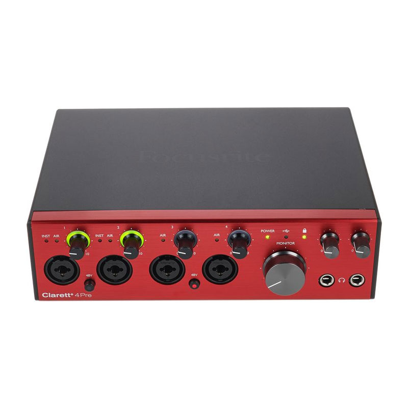 کارت صدا فوکوسرایت Focusrite Clarett+ 4Pre