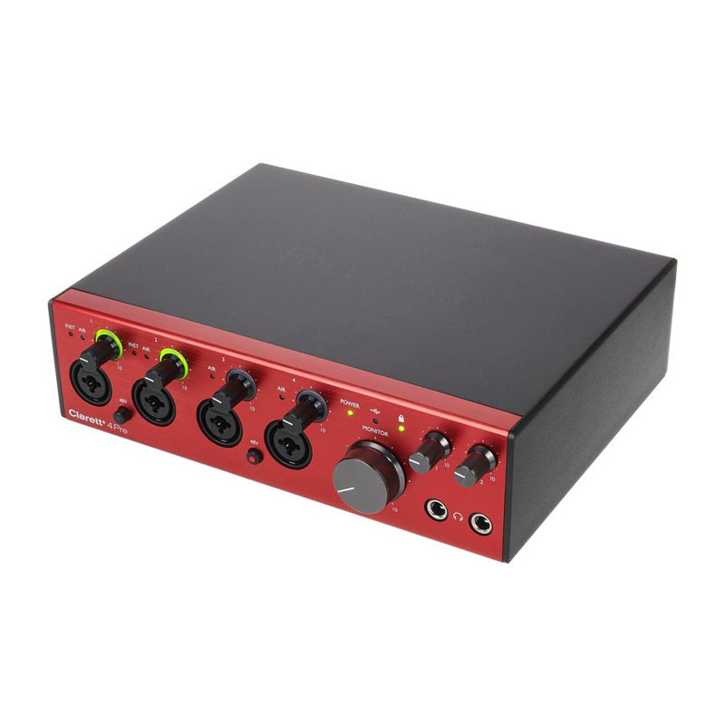 کارت صدا فوکوسرایت Focusrite Clarett+ 4Pre