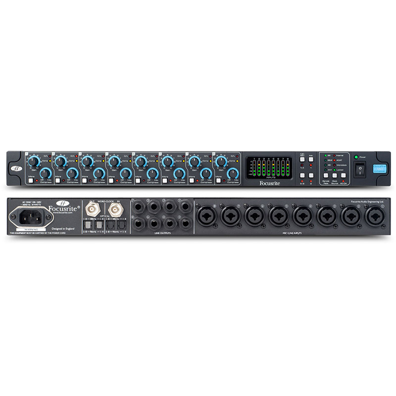 پری آمپ فوکوسرایت Focusrite OctoPre MKII Dynamic