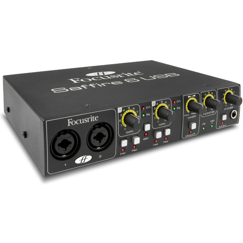 قیمت خرید فروش کارت صدا فوکوسرایت Focusrite Saffire 6 USB