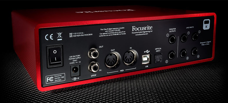 Focusrite Scarlett 18i8 G2 کارت صدا