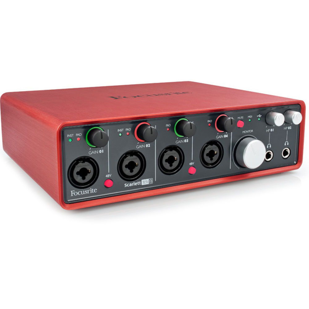 قیمت خرید فروش کارت صدا فوکوسرایت Focusrite Scarlett 18i8