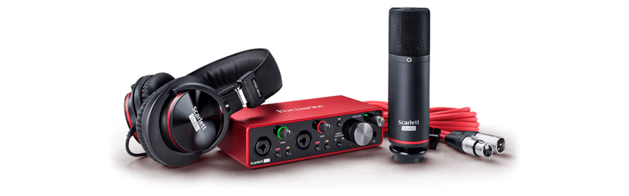 کارت صدا Focusrite Scarlett 2i2 Studio 3rd Gen Recording Bundle