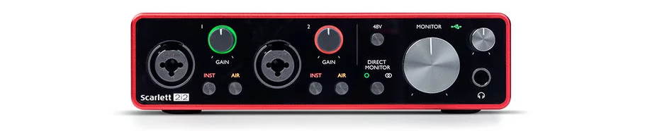 کارت صدا Focusrite Scarlett 2i2 Studio 3rd Gen Recording Bundle