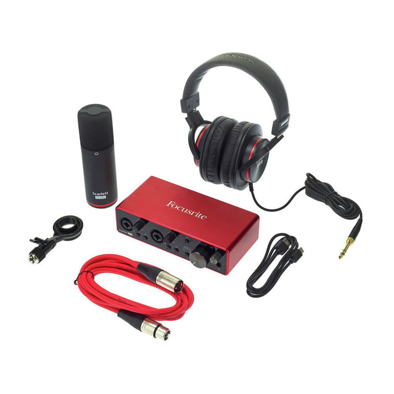 قیمت خرید فروش کارت صدا فوکوسرایت Focusrite Scarlett 2i2 Studio 3rd Gen Recording Bundle