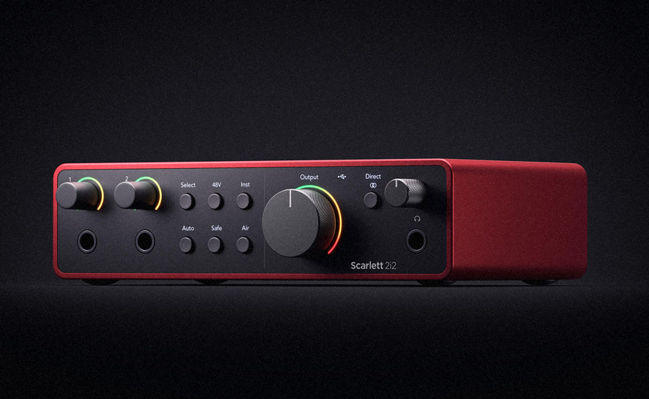 پکیج استودیویی Focusrite Scarlett 2i2 Studio 4th Gen