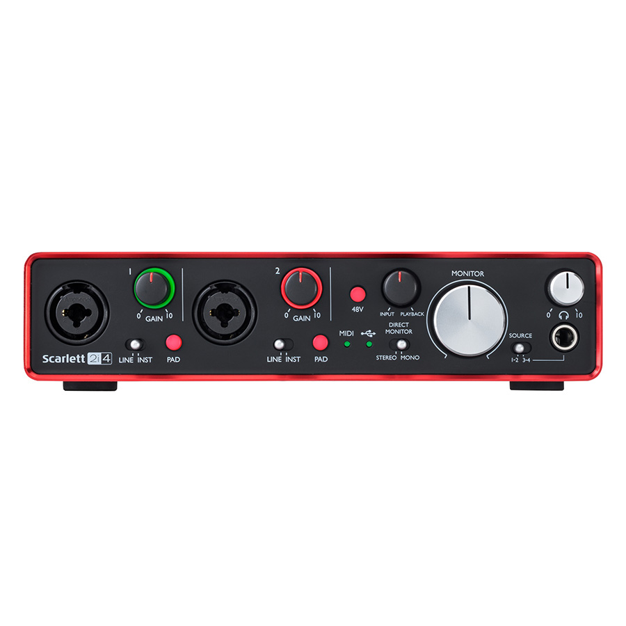 قیمت خرید فروش کارت صدا فوکوسرایت Focusrite Scarlett 2i4 G2