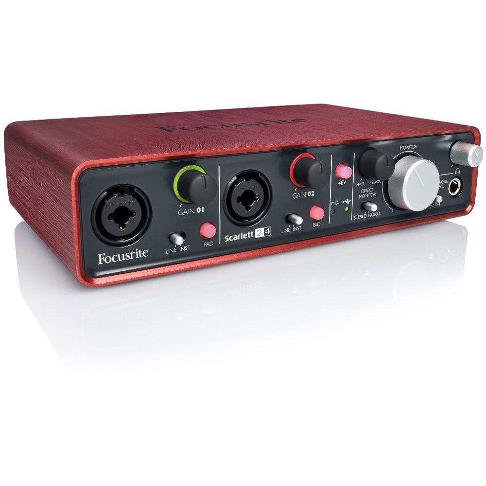 قیمت خرید فروش کارت صدا فوکوسرایت Focusrite Scarlett 2i4