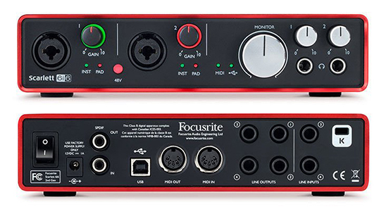 Focusrite Scarlett 6i6 G2 کارت صدا