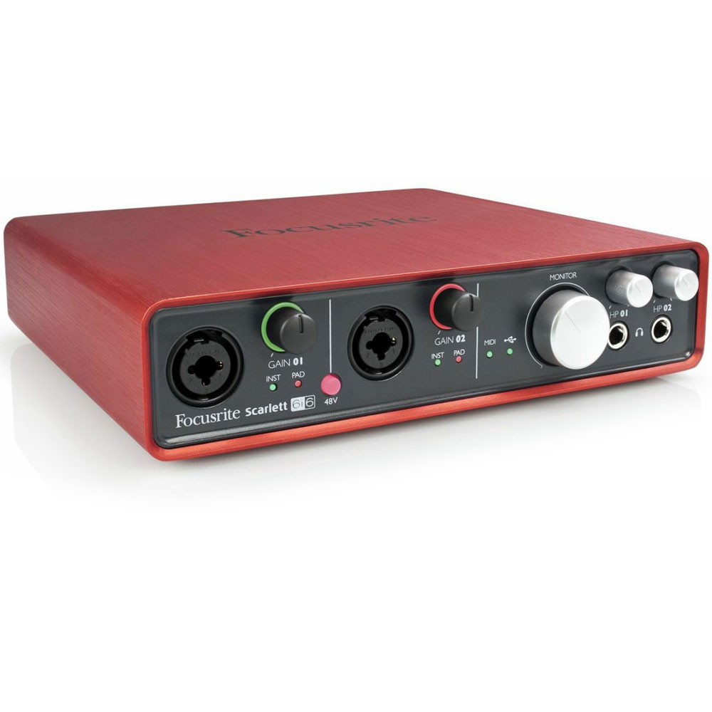 قیمت خرید فروش کارت صدا فوکوسرایت Focusrite Scarlett 6i6
