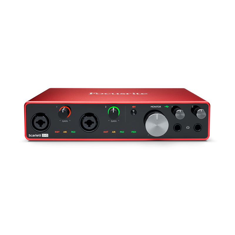کارت صدا فوکوسرایت Focusrite Scarlett 8i6 3rd Gen
