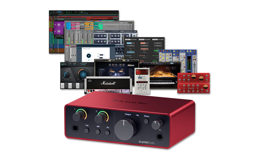 کارت صدا Focusrite Scarlett Solo 4th Gen