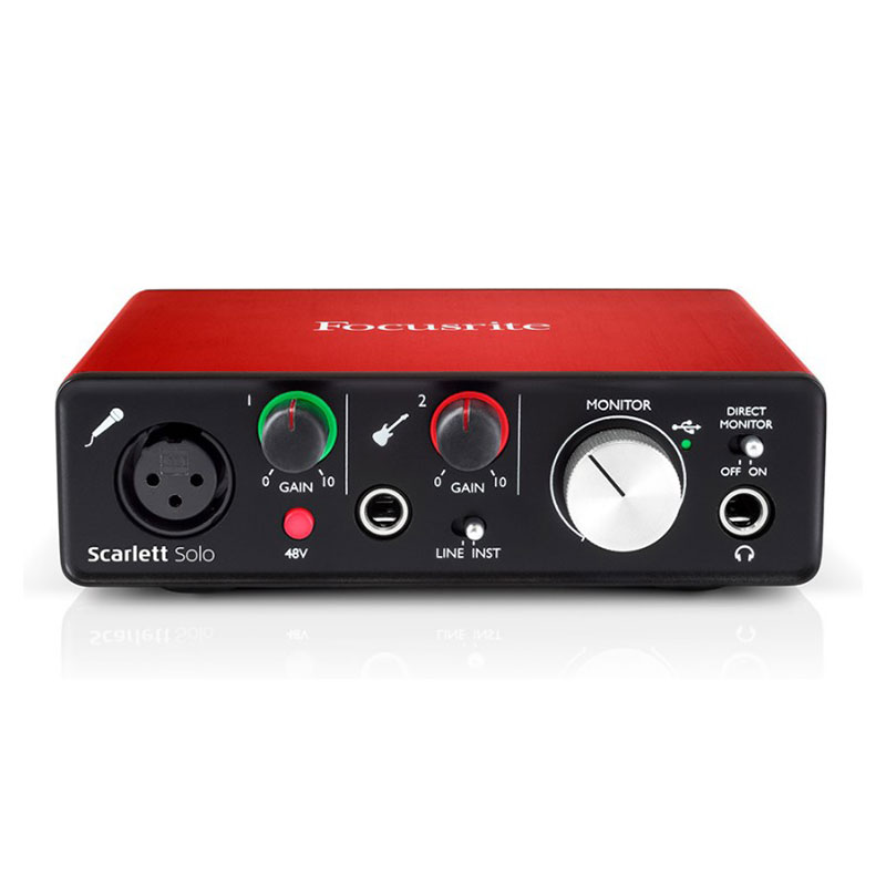 قیمت خرید فروش کارت صدا فوکوسرایت Focusrite Scarlett Solo G2