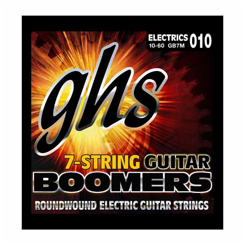 سیم گیتار الکتریک جی اچ اس GHS Boomers 10-60 GB7M