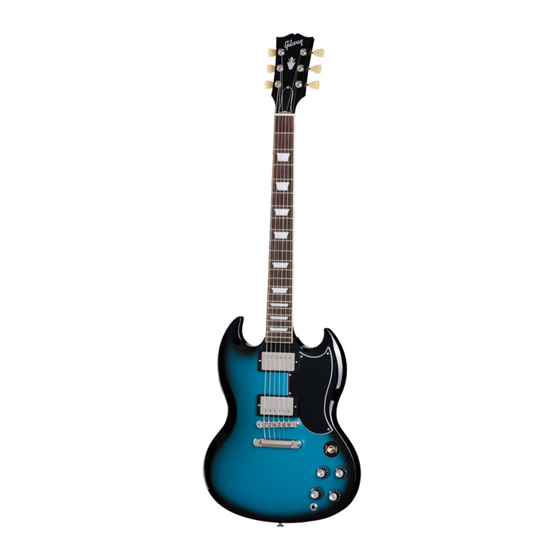 قیمت خرید فروش گیتار الکتریک گیبسون Gibson SG Standard 61 Stop Bar Pelham Blue Burst
