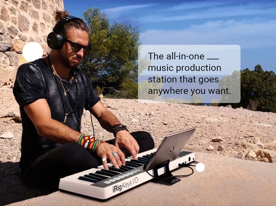 میدی کنترلر و کارت صدا IK Multimedia iRig Keys I/O 49