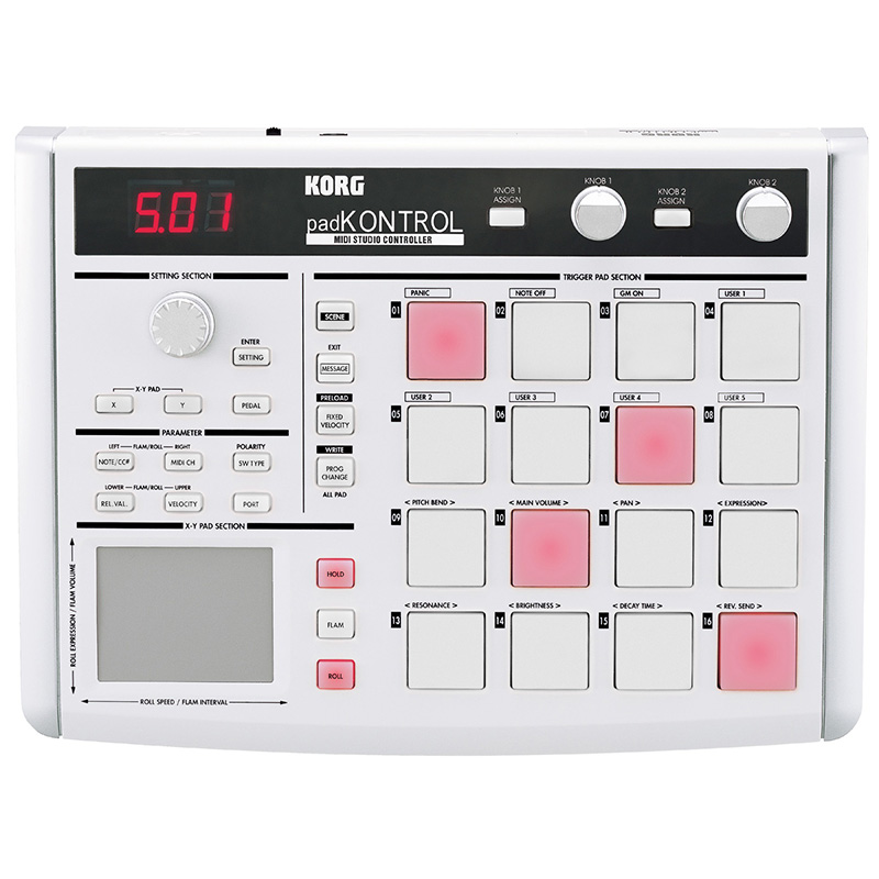 پد کنترلر کرگ KORG PadKONTROL White