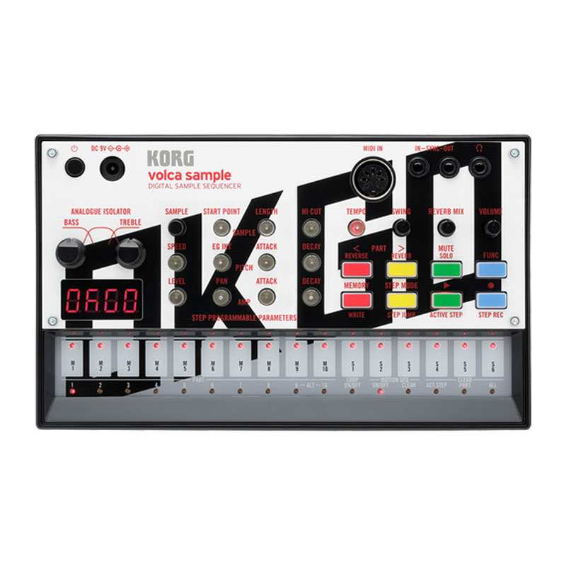 قیمت خرید فروش سینتی سایزر کرگ Korg Volca Sample - OK GO Edition